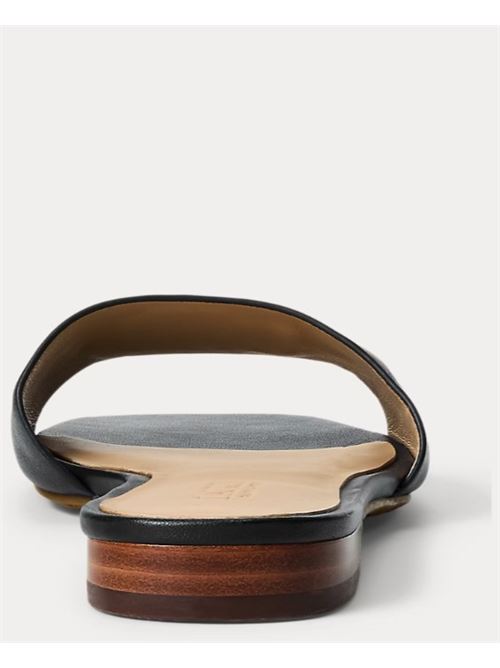 Ciabatte Everley in vitello LAUREN RALPH LAUREN | EVERLEY SLD-SANDALS-SLIDE..BLK